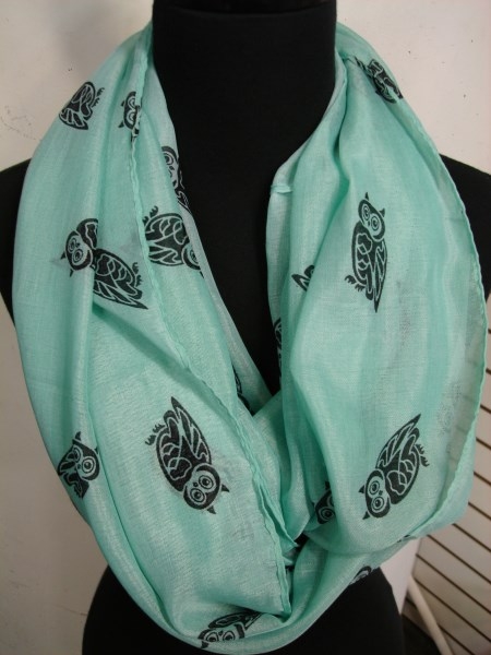 Owl Infinity Fashion Scarves